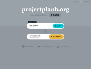 projectplanb.org screenshot