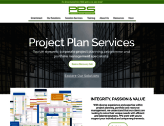 projectplanservices.co.uk screenshot