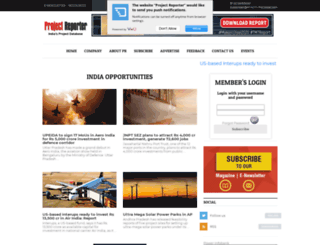 projectreporter.co.in screenshot
