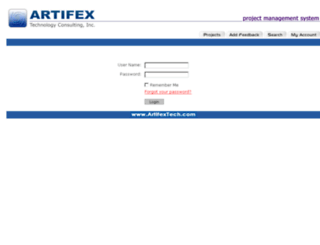 projects.artifextech.com screenshot