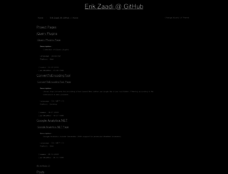 projects.erikzaadi.com screenshot