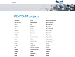 projects.femto-st.fr screenshot