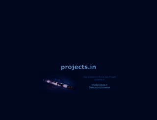 projects.in screenshot
