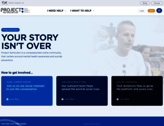 projectsemicolon.com screenshot