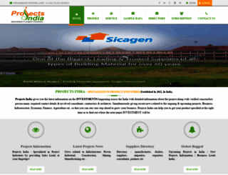 projectsindia.co.in screenshot