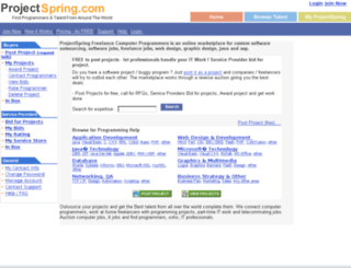 projectspring.com screenshot