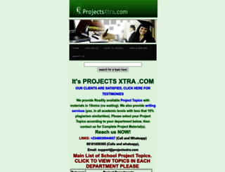 projectsxtra.com screenshot