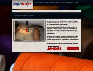 projecttextiles.co.uk screenshot