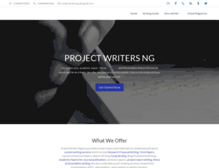projectwriters.com.ng screenshot