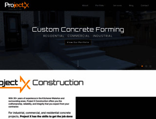 projectxconstruction.ca screenshot