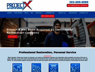 projectxrestoration.com screenshot