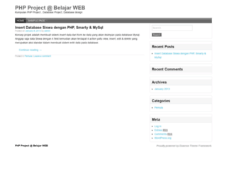 projek.belajarweb.net screenshot