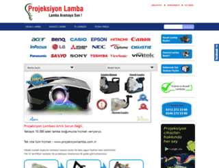 projeksiyonlamba.com.tr screenshot