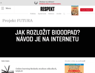 projekt-futura.respekt.cz screenshot
