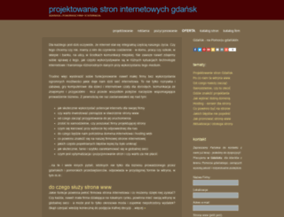 projektowanie-stron.gdansk.pomorze.pl screenshot