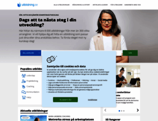 projektutbildningar.se screenshot