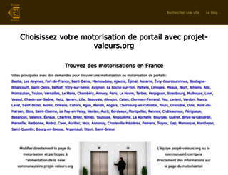 projet-valeurs.org screenshot