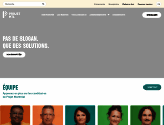 projetmontreal.org screenshot