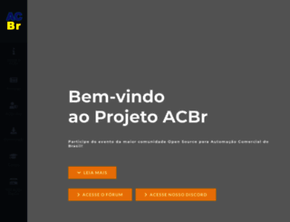 projetoacbr.com.br screenshot