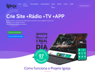 projetoigreja.com.br screenshot