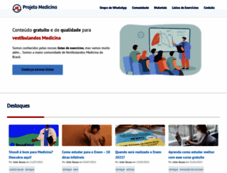 projetomedicina.com.br screenshot