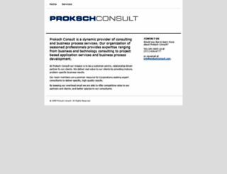 prokschconsult.com screenshot