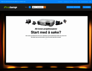 prolamp.no screenshot