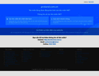 proland.com.vn screenshot