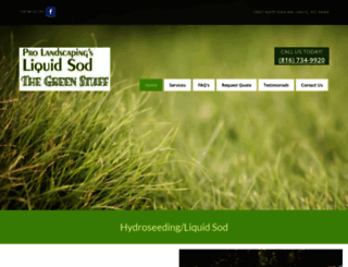 prolandscapingliquidsod.com screenshot
