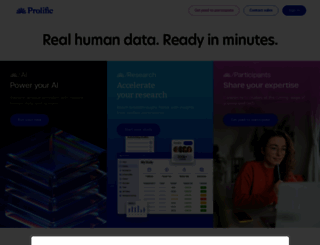 prolific.com screenshot