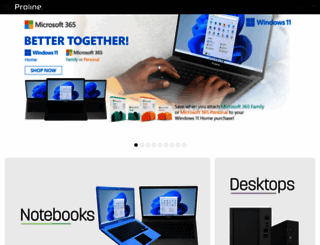 proline.co.za screenshot