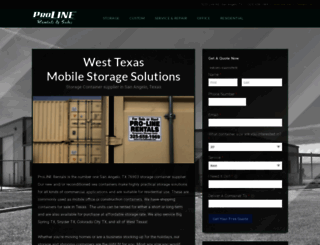 prolinerentals.com screenshot