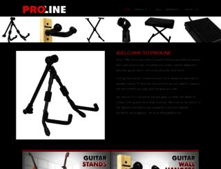 prolinestands.com screenshot
