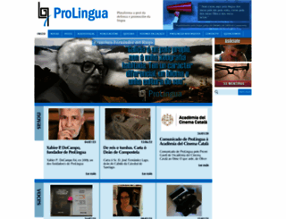 prolinguagalega.org screenshot