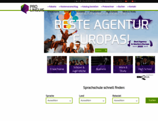 prolinguis.ch screenshot