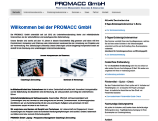 promacc-gmbh.de screenshot