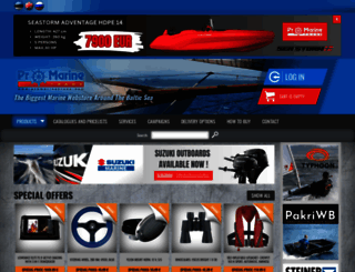 promarinetrade.com screenshot