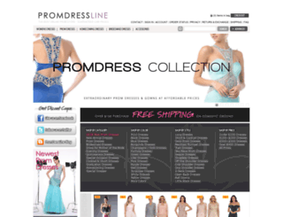 promdressline.com screenshot