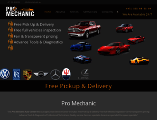 promechanic.ae screenshot