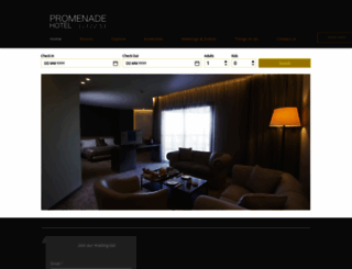 promenadehotel.com screenshot