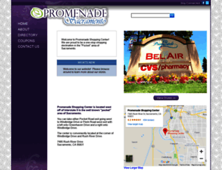 promenadeshopping.com screenshot