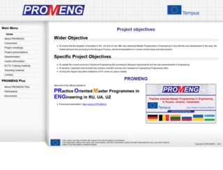 promeng.eu screenshot