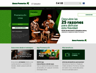 promerica.com.sv screenshot