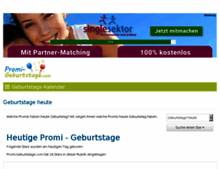 promi-geburtstage.com screenshot