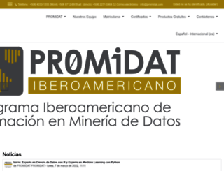 promidat.org screenshot
