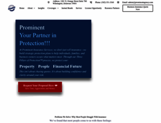 prominentagency.com screenshot