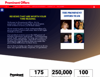 prominentoffers.com screenshot