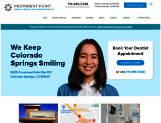 prominentpointdentalgroup.com screenshot
