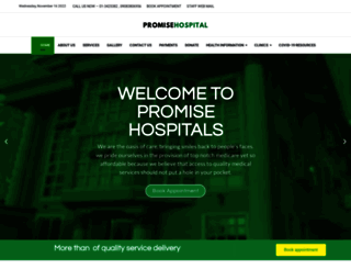 promisehospitals.com screenshot