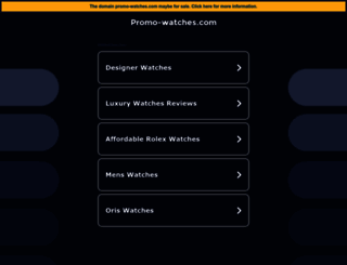 promo-watches.com screenshot